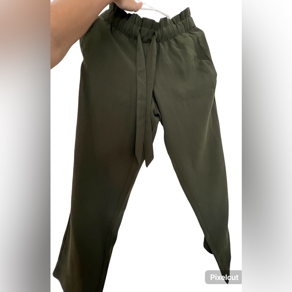 Paper bag Pants High Waist